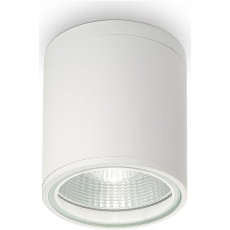 Plafoniera Moderna Gun Alluminio Bianco 1 Luce Gu10 (1/2)