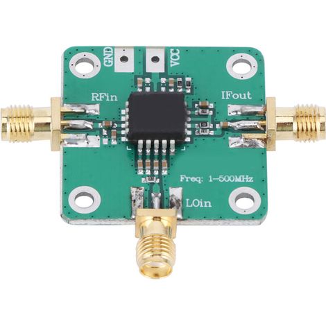 Module Mélangeur RF - 1 À 500 MHz - Sortie FI 1 À 200 MHz - Alimentation 9 À 11 V - IP3 +24 dBm - Pour Récepteurs HF/VHF Et Démodulation Quadrature - 1 Pièce (1/5)