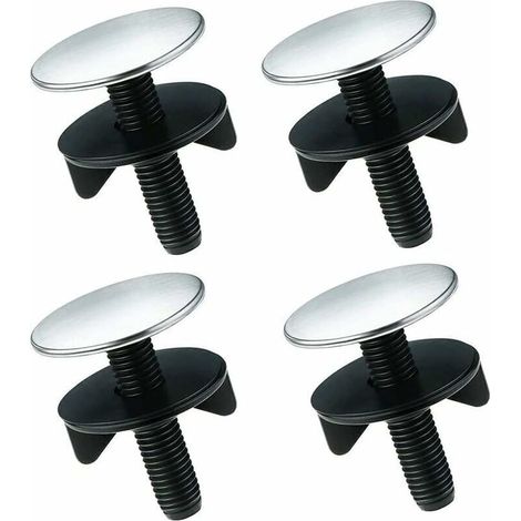 4-teiliges Set mit Wasserhahn-Abdecklöchern, Küchenarmatur-Abdeckloch, Spülbecken-Armaturenlochstopfen, Edelstahl-Armatur-Abdeckloch für Küchenspülen, Badezimmerzubehör (15-