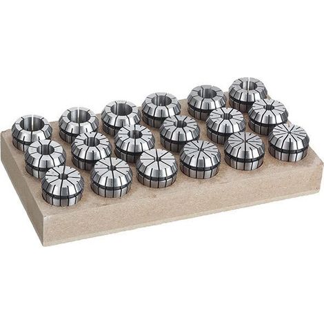 Set Pince de serrage. HSK-A63 + 18 unités ER32