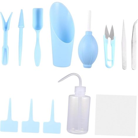 12 Pièces Fournitures de Plantes en Croissance Outils Jardinage kit Jardinage Outil de Jardinage Artificiel Plante d'intérieur Accessoires de Jardinage Mini kit d'outils en Pot (1/5)