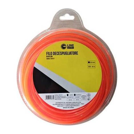 C FILO DECESPUGLIATORE QUADRO ORANGE-S 3,0MMX50M