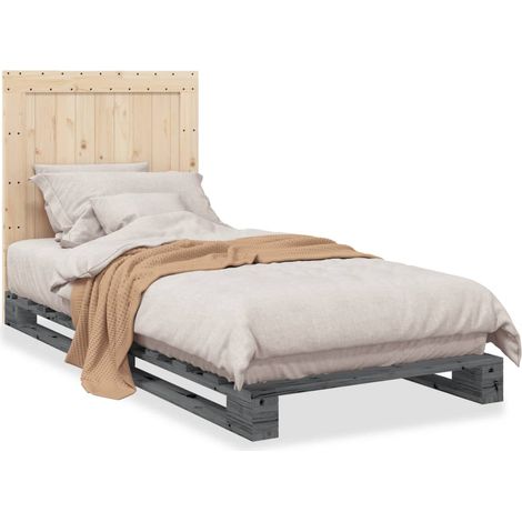 Maison Exclusive - Estructura de cama con cabecero madera de pino (1/5)