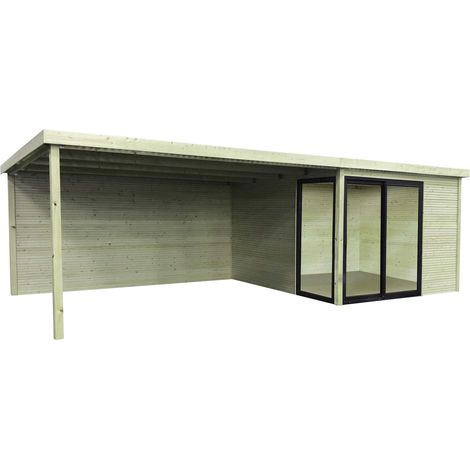 Abri Sagres autoclave - S8772-1 (3036 + 3948 max x 3036mm - 23,37 m² (max))