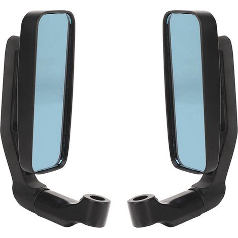 Rétroviseurs Moto 4.9x11.9cm Carré Anti-éblouissement Rétroviseur Latéral Universel pour Motos (1/5)