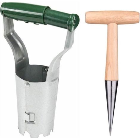 Jardinage agricole semis extracteur Outil de Plantation Sable trempage Fleur Tube transplanteur repiquage extracteur Outil à Main (Color : A) (1/4)
