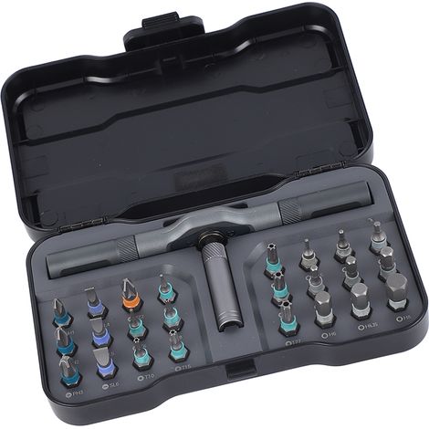24-in-1 Ratschenschraubendreher-Set, Minischraubendreher-Set, Ratschenbohrer-Set, Mehrzweck-Reparaturwerkzeug, Bedienungsanleitung (1/5)