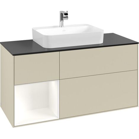 Villeroy & Boch F412MTHJ Meuble sous-lavabo Finion F41 (1/3)