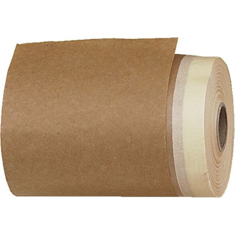 CARTA PROTEZ.CON NASTRO ADES. 40 G / M² 0,18X20 M SET 5 PEZZI - PENNELLIFICIO 2000