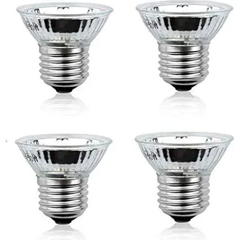 50W E27 Lampe Chauffante UVA+UVB Ampoule à Spectre Complet Dimmable 220-240V Bronzer Ampoule pour Reptiles Amphibiens Lézard (Lot de 4, Blanc Chaud 2700K) (1/5)