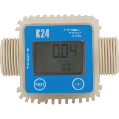 K24 LCD digitaler Turbinen-Durchflussmesser für Dieselkraftstoff, weit verbreitet für Chemikalien und Wasser. (1/5)