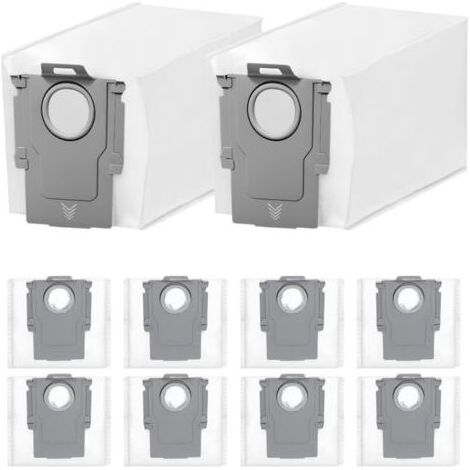 Lot de 10 sacs à poussière pour aspirateurs robots Roborock G10S/G20/S7/S8/Q5 (1/5)