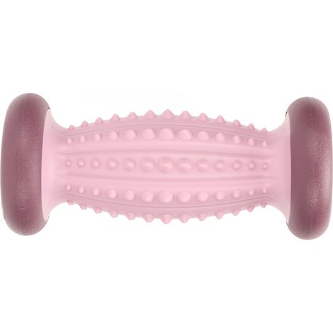Rouleau de massage des pieds, outil ergonomique en ABS pour massage profond des pieds, poignets et cou, lot de 2, rose et violet (1/5)