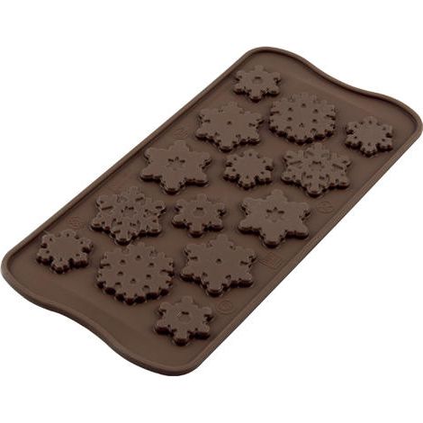 SILIKOMART STAMPO SILICONE CHOCO FROZEN NEVE GHIACCIO CIOCCOLATINI SCG 40