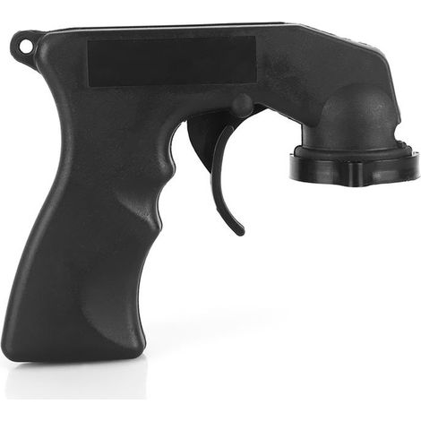 Professioneller Aerosol-Autospray-Adapter, Airbrush-Pistolengriff, komplett für Autopolitur, Adaptergriff, Auslöserwerkzeug, 1 Stück, Schwarz