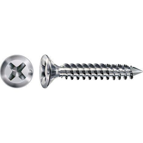 Spax 4x28 Fex-Beschlagschraube Sonderkopf Bremsrippen Kreuzschlitz H2 (1/5)