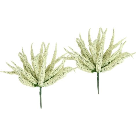 Lot de 2 Plantes décoratives en bruyère Artificiel - 25 cm - Plante décorative comme Un véritable Bouquet - Décoration de Table - Plante d'automne - Bouquet Floral (1/5)