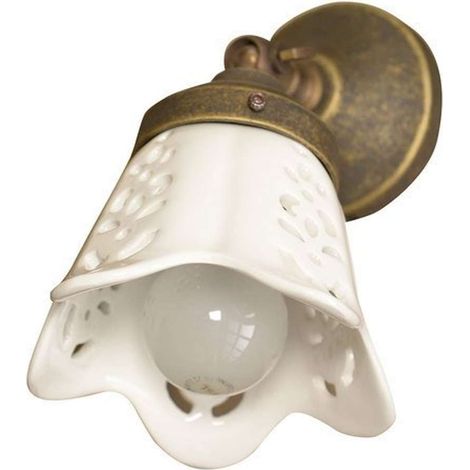 Sapho Vintage - Lampada da parete Sorento, 40 W, bronzo MC098 (1/3)