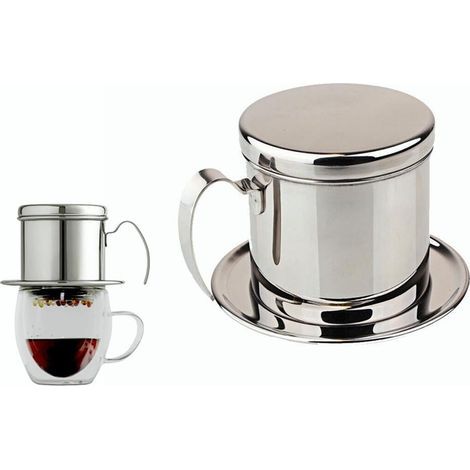 Cafetière vietnamienne à filtre en acier inoxydable 304