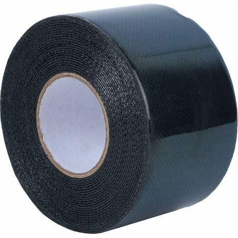 Kunstrasenband 50 mm x 5 m Schwarz, selbstklebendes Band für Kunstrasen