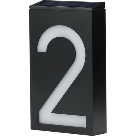 Solar House Number Light, House Number Light Digital House Number Light (2) (1/5)