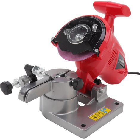 Affûteuse électrique 250W pour chaîne tronçonneuse, aluminium 100mm, affûteur de chaîne 230V prise UE (1/5)