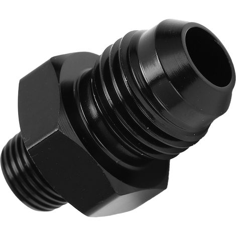 Raccord de Ligne de Carburant Droit 6AN à 1/8NPT en Aluminium 6061‑T6 Noir pour Accessoires Auto (1/5)