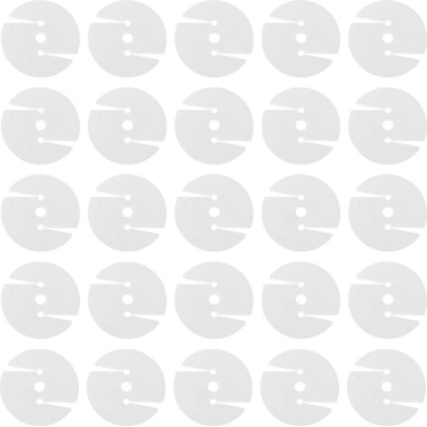 Les accessoires pour canapé utilisent des rondelles à trois trous pour boutons, avec 100 fermetures éclair en plastique. (1/5)