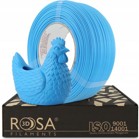 Filamento di ricarica 3D PLA Speed Blu opaco trasparente (1 kg / 1,75 mm) (1/4)