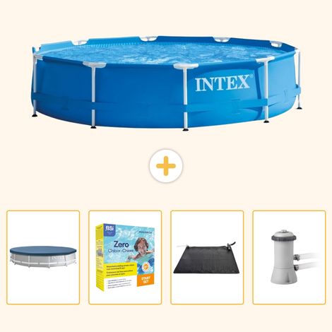 Intex Piscine Tubulaire Ronde - 366x76 cm - 5-pièces  S60 (1/5)
