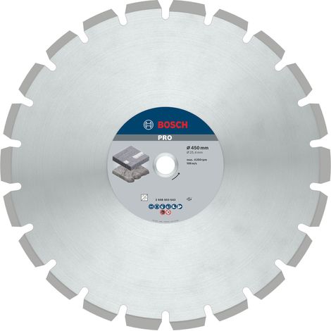 Bosch PRO Asphalt Diamanttrennscheibe, 450 x 25,4 mm (1/5)