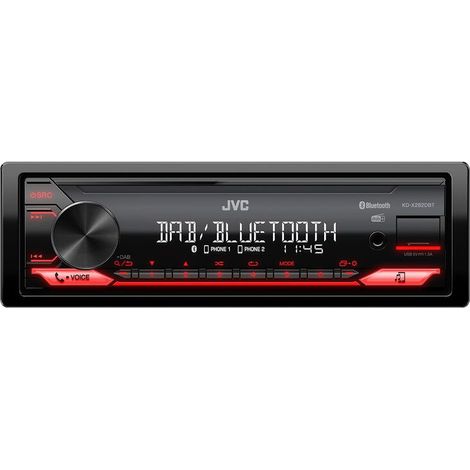 JVC KD-X282DBT Nero 200 W Bluetooth