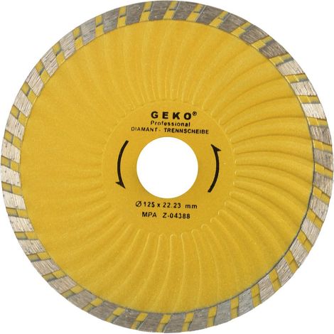 Durchm. Scheibe 125 mm Turbo plus Geko Profi (100)