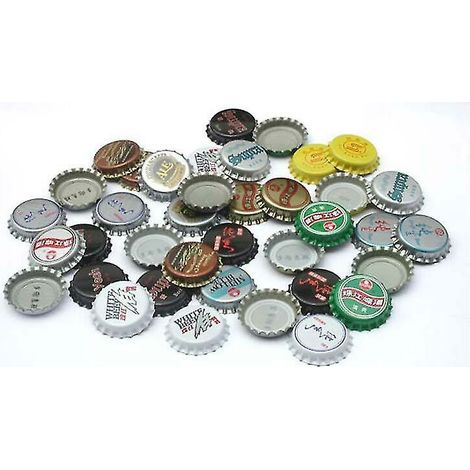 Crown Caps Or X100, Bouchons de Bouteille de Bière Bouchons de Couronne Bouchons de Bouteille de Cocktail Rio Caps