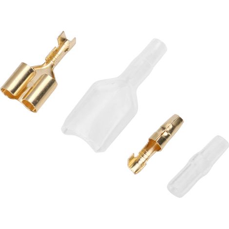 20 Set 1 to 2 Female/Male Bullet Crimp Terminals Electric Wire Connecting Tool with Sleeve (1/5)