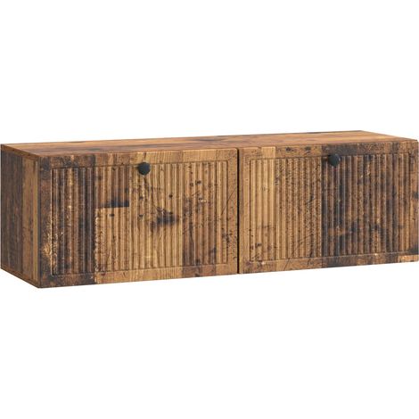 vidaXL Meuble TV mural Bois ancien 98 x 31 x 30 cm Bois d'ingénierie