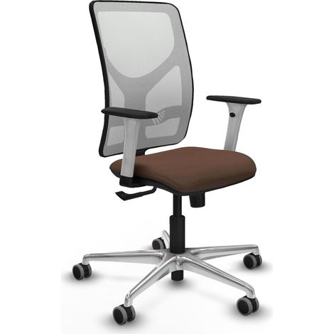 Silla piqueras y crespo Motilla marron aluminio confortable (1/2)