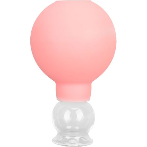 Tasse de Ventouse en Verre et Silicone pour Massage Facial et Soins de la Peau - Modèle 1 (1/5)