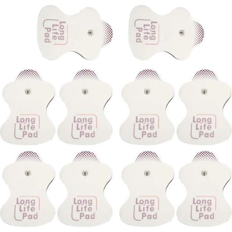 10 électrodes de rechange pour masseurs Omron, coussinets longue durée, 10 pièces (f2) (1/5)