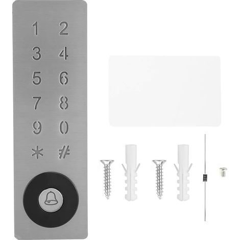 R372 métal étanche maison Wiegand carte mot de passe porte entrée Machine de contrôle d'accès (IDENTIFIANT) (1/5)