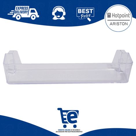 Balconcino Portabottiglie Frigorifero Hotpoint Ariston 465X113X88mm C00858047 (1/5)