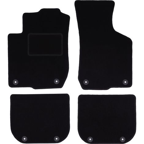Tappetini in velluto nero per: Audi A3 8L hatchback (1996-2001) (1/5)
