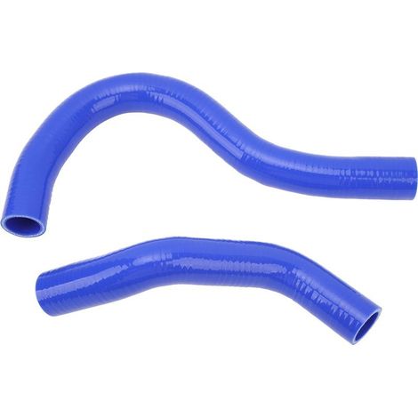 Kit of hoses of cooling of radiator in Silicone, 2 pieces, good sealing, resistant to the heat, for Civic EP3 If Sir Type R K20HAS3 2002 to 2005 blue (1/5)