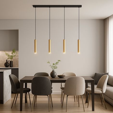 Lampada a sospensione quadrupla minimalista "Bila 4" - GU10