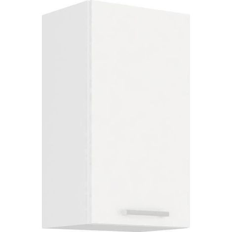 ATLAS Hochschrank 1 Tür - Weiß dekor - B 40cm