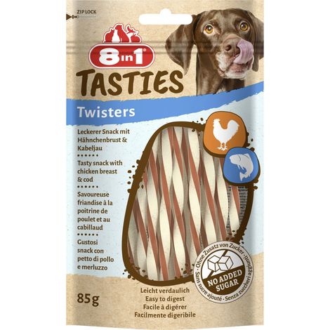 8in1 Hundeleckerli Twisters 85 g
