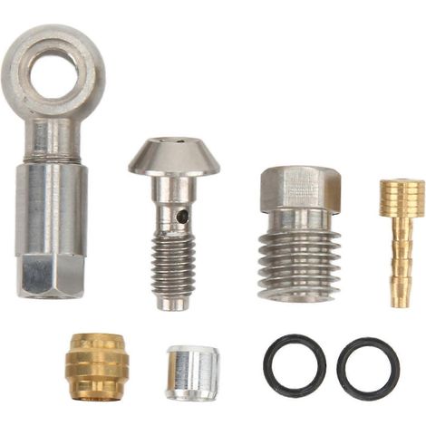 Raccord Olive pour Flexible de Vélo, Kit Adaptateur MT4 6 8, Embout Olive pour Tube Frein à Disque (1/5)