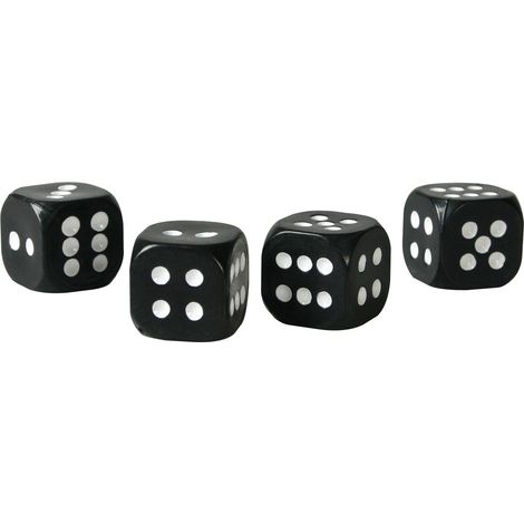 California-Dices, set 4 tappi coprivalvola - Nero (1/5)