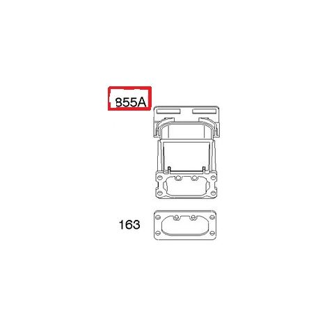 Adaptador original BRIGGS & STRATTON para filtro de aire de motor de cortacésped 69807
