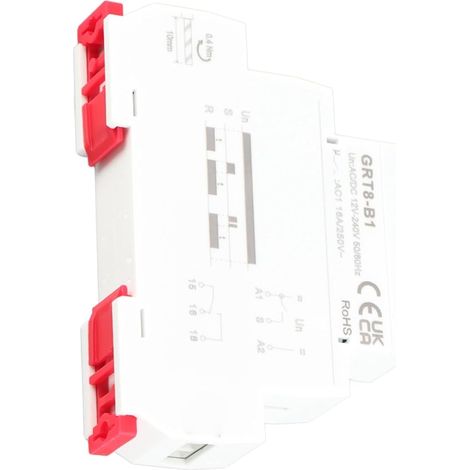 Relais temporisé GRT8-B1 Mini AC 12V-240V, temporisateur réglable (1/5)
